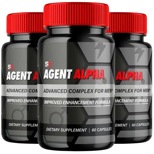 Agent Alpha Supplement Bottle